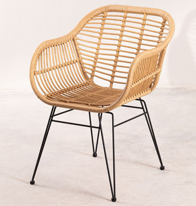 <span class=keywords><strong>Fauteuil</strong></span> de jardin en osier et <span class=keywords><strong>rotin</strong></span>, mobilier de café français, nouveau design, Style moderne, pour <span class=keywords><strong>bistrot</strong></span> - Product Image 1