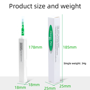Limpiador de Conectores de Fibra Óptica FTTH de 800 Usos con un Solo Clic, SC FC ST 2.5mm Blanco para Instalación en Campo - Product Image 4