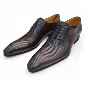 รองเท้าบุรุษรุ่นใหม่ปี 2026 หนังแท้แบบ Brogue หัวรองเท้าทรงเตี้ย สวมใส่สบาย เหมาะสำหรับธุรกิจและงานทางการ  สำหรับฤดูใบไม้ร่วง/ฤดูหนาว พื้นรองเท้าด้านกลางทำจากยางกันลื่น - Product Image 5