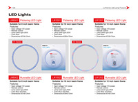 DIBEISI — lumière led annulaire pour haut-parleur, appareil de 8, 10, 12 pouces, rl8001