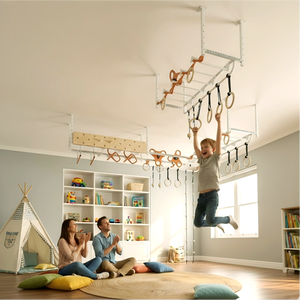 Équipement <span class=keywords><strong>de</strong></span> gymnastique à domicile et parcours d'obstacles Ninja Warrior, aire <span class=keywords><strong>de</strong></span> <span class=keywords><strong>jeux</strong></span> intérieure, parcours <span class=keywords><strong>de</strong></span> gymnastique scolaire, salle <span class=keywords><strong>de</strong></span> sport, entraînement <span class=keywords><strong>de</strong></span> fitness - Product Image 1