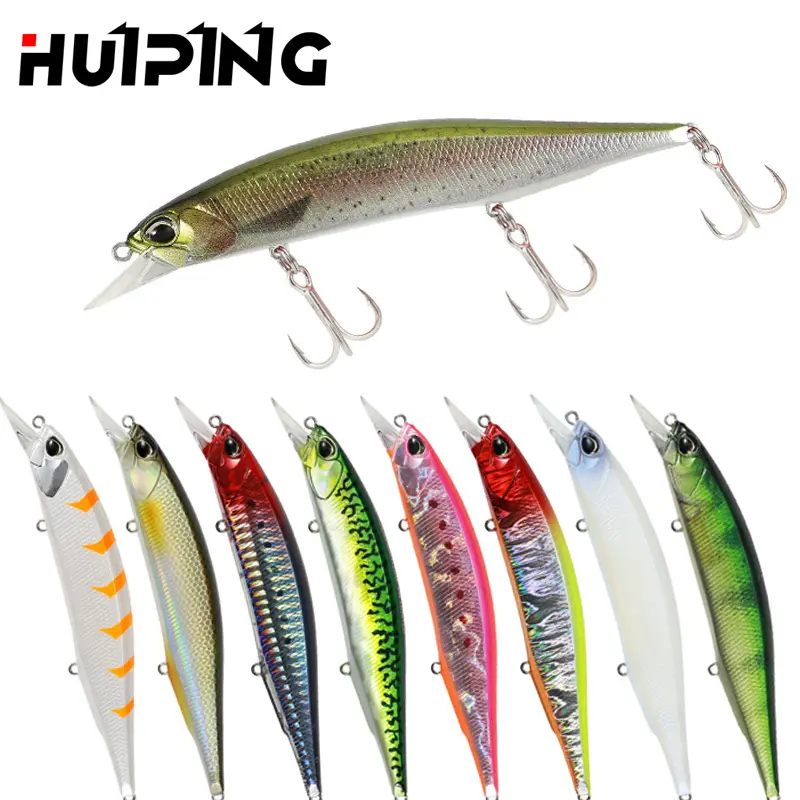 Fishing Lures Rock Floating Minnow Wobbler Hard Bait Area Trout Perch Rockfish