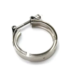 1.5" 2" 2.5" 3" 3.5" 4" 4.5" 5" 6" Connector Stainless Steel V-band Clamp For Exhaust Turbo Downpipe