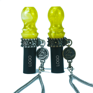 Boquillas de metal de resina coloridas personalizadas, accesorios para cachimba, boquillas de silicona con colgante - Product Image 5