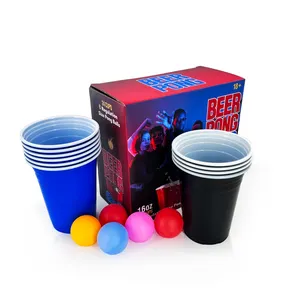 Outdoor tragbare Erwachsene Trink spiele Bier Pong Becher Kit für Partys Pub Indoor