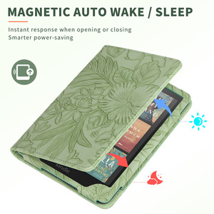 Funda Protectora Magnética Delgada y Elegante <span class=keywords><strong>de</strong></span> Cuero PU Bojin para <span class=keywords><strong>Kindle</strong></span> Paperwhite 12.ª Generación 7 Pulgadas 2024, Protección Perfecta, Activación Automática - Product Image 2