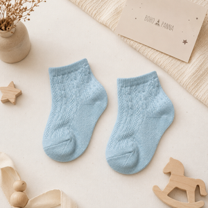 Chaussettes pour tout-petits de qualité supérieure Hazel Limonges, taille 1 à 2 ans, en coton doux et confortable pour un usage quotidien en toutes saisons - Product Image 4