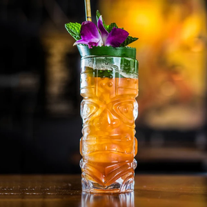 Taza de bebida creativa de 600ml, taza de café con leche americana helada, copa de plástico para cóctel de agua con gas con diseño de cara de fantasma de tótem - Product Image 4