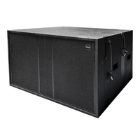 Thinuna L-218B Dual 18 Inch Subwoofer Profesional Array Speaker Lantai 4 Ohm 1600W Sistem Suara