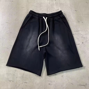 Men's Shorts Top Quality 100% Cotton Heavyweight Pants Casual Streetwear Wholesale Custom Shorts for Men - Product Image 2