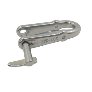 Broche de petite taille à verrouillage automatique, 1 pièce, en acier inoxydable, de qualité Marine - Product Image 2