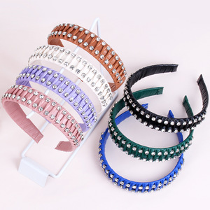 Diadema de Pedrería Rosa para Mujer Hua Liyu, Accesorio para el Cabello de Moda para el Día de San Valentín - Product Image 2