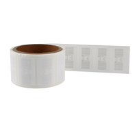 Étiquettes RFID en papier imperméables certifiées ARC, ISO 18000-6C 860-960MHz 45*20mm Impinj M730/M830 EPC 128 bits, pour la vente au détail