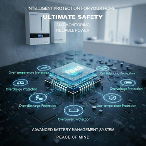 <span class=keywords><strong>Batterie</strong></span> murale LiFePO4 haute efficacité, système <span class=keywords><strong>de</strong></span> stockage d'énergie domestique, contrôle intelligent par application - Product Image 5