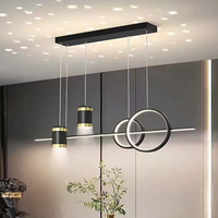 Luminaire suspendu LED de luxe anti-éblouissement AC220V, luminaire suspendu en cristal pour chambre à coucher, salon, salle à manger, éclairage décoratif