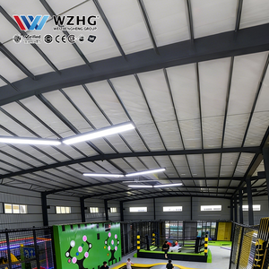 Parque de Saltos con Estructura de Acero Grande, Uso Versátil, Fabricante, Robusto, Estable, Galvanizado, Centro Logístico, Zona Activa de Dos Pisos - Product Image 1