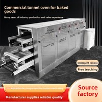Four commercial électrique tunnel entièrement automatique avec moteur, capacité de 250 kg/h, pour la production de crêpes en forme de feuille et de pain pita