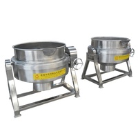 Bouilloire ornée de vapeur en acier inoxydable, bouilloire inclinable, prix d'usine