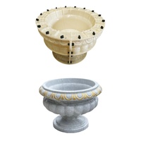 Moule en ABS pour pot de bonsaï en béton, grand pot à fleurs, moule pour la fabrication de pots ronds décoratifs pour jardin et maison