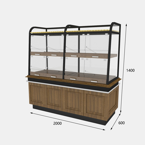 Bán Buôn Bakery Tủ Trưng Bày Kích Thước Tùy Chỉnh <span class=keywords><strong>Countertop</strong></span> Bánh Hiển Thị Trường Hợp - Product Image 3