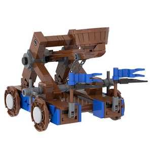 MOC5092 Guerre Militari Veicolo Lancia-Pietre Medievale con Soldati Mattoncini Fai-da-Te Compatibili Giocattoli Educativi per Bambini - Product Image 5
