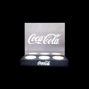 Customized Eco-friendly Acrylic LED Wine Liquor Bottle Glorifier Display for Advertising in Department Stores - Product Image 1