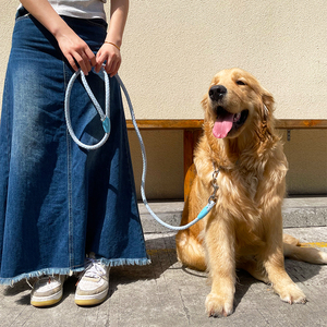Exquisitos conjuntos de collares de cuerda tejidos a mano hechos a medida, fabricante al por mayor, correas para mascotas pequeñas y grandes personalizadas en una pieza - Product Image 6