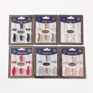 Épingles à <span class=keywords><strong>Hijab</strong></span> en Plastique « Vente Flash » pour Foulard Musulman Femme, Lot de 6 Pièces/Boîte, Broches Accessoires et Attaches de Foulard - Product Image 5