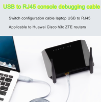 Consola USB a RJ45 RS232 para Cisco Huawei H3C Switch Router OLT Cable de depuración