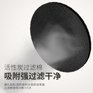 Mini Desktop Range Hood Carbon Filter USB Powered Plastic Housing For Barbecue Hot Pot Outdoor Camping Travel - Product Image 2