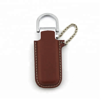 Flash Drive USB 3.0 Berkualitas Baik dengan Garansi 2 Tahun, Dilengkapi Gantungan Kunci, Mendukung Logo Custom, 8gb 16gb 32gb, USB Stick Kulit