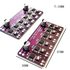โมดูลชาร์จแบตเตอรี่ลิเธียม YIXINSHENG แรงดันไฟฟ้าขาเข้า 5V แรงดันไฟฟ้าขาออก 4.2V กระแสไฟ 1000mA ชาร์จแบบขนาน 6 ช่อง - Product Image 5