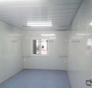 Oficina Moderna en Contenedor, Panel Rectangular Marrón, Marco Blanco, Diseño Transpirable - Product Image 4