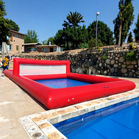 Water polo jeux de terrain sports aquatiques terrain de volley-ball gonflable plage piscine d'eau