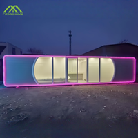 Meilleures ventes : Conteneur écologique intégré, salle de bain et douche modernes haut de gamme, maison capsule Apple personnalisée, bâtiment de bureaux mobile
