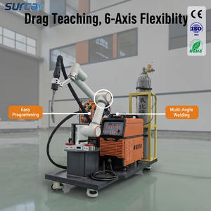 Robot Las Kolaboratif 6 Axis dengan Motor & PLC Daya 3kW 380V/220V untuk Pengelasan Struktur Baja Besar yang Tidak Dapat Dipindahkan di Lokasi - Product Image 1