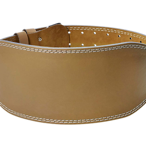 GAF Breathable Non-Slip Adjustable Weightlifting Belt Cowhide Leather Customized Colors Leather Weightlifting Belt - Product Image 5