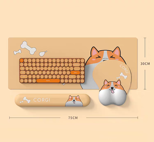 Cute Cat Rabbi Puppy Panda Cartoon Mouse Pad with <b>Wrist</b> <b>Rest</b> - Product Image 6