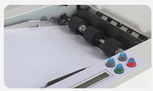 เครื่องพับกระดาษอัตโนมัติแบบตั้งโต๊ะสำหรับงานอุตสาหกรรม รุ่น R204 ใช้กับกระดาษขนาดเล็ก A4 หลายขนาด เหมาะสำหรับสำนักงาน - Product Image 3