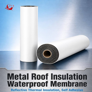 Membrane d'isolation thermique réfléchissante en PVDF certifiée CE pour toiture métallique, imperméable et isolante - Product Image 1