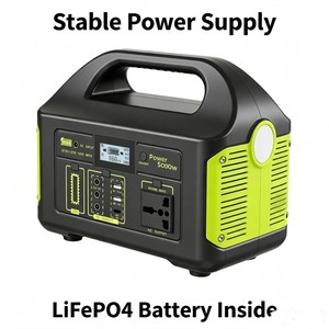 Station d'alimentation portable 500W, alimentation de secours multi-sorties pour le camping et la maison - Product Image 2