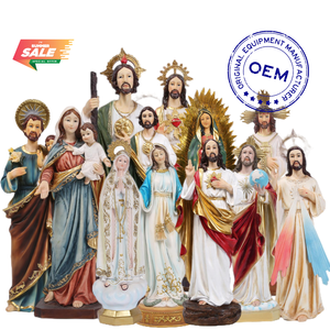 Hot Sale Wholesale Custom Catholic Gifts Resin Christian Religious Items Decor Polyresin Statues