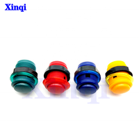 Bouton poussoir coloré pour jeu d'arcade, interrupteur intégré, PS2, PS3, Xbox 360, Mame Jamma, Raspberry Pi, Pandora Box, 33mm