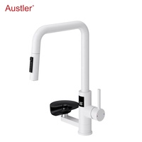 trou tasse rondelle mat noir en acier inoxydable retirer pulvérisateur évier robinet de cuisine avec verre rinceur