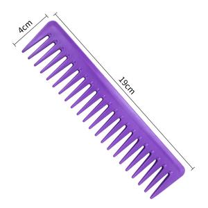 Peine para el pelo de alta calidad con diseño personalizado, peine para el pelo con logotipo personalizado, multicolor, de dientes anchos - Product Image 2