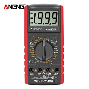 Handheld <span class=keywords><strong>Digital</strong></span> LCD Display AC/DC Multimeter Hergestellt Produkt 9205A <span class=keywords><strong>Digital</strong></span> Multimeter <span class=keywords><strong>Electric</strong></span> Unit <span class=keywords><strong>Tester</strong></span> - Product Image 1
