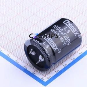 LS108M250P40RR0VH2SP0 Snap-in Aluminum Electrolytic <b>Capacitor</b> Through hole,D30xL40mm 1000uF 20% 250V 10mm - Product Image 1