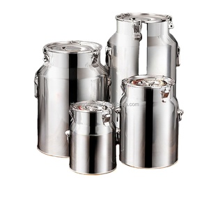 Fût de transport en acier inoxydable de 15L à 125L pour lait, miel et huile alimentaire, avec couvercle – Fournisseur d'usine - Product Image 2