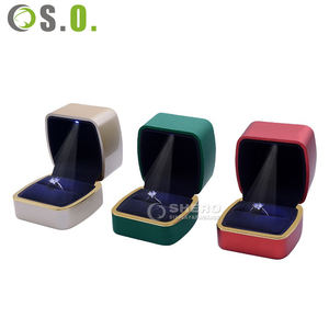 White Red Wholesale Custom logo Plastic Box for <b>Ring</b> Pendant Bracelet Bangle Necklace Jewellery <b>Boxes</b> - Product Image 2