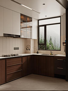 Gabinete de Cocina Personalizado de Pared Simple, Diseño Delgado y de Profundidad Reducida para Cocinas de Microapartamentos en el Centro de la Ciudad - Product Image 2